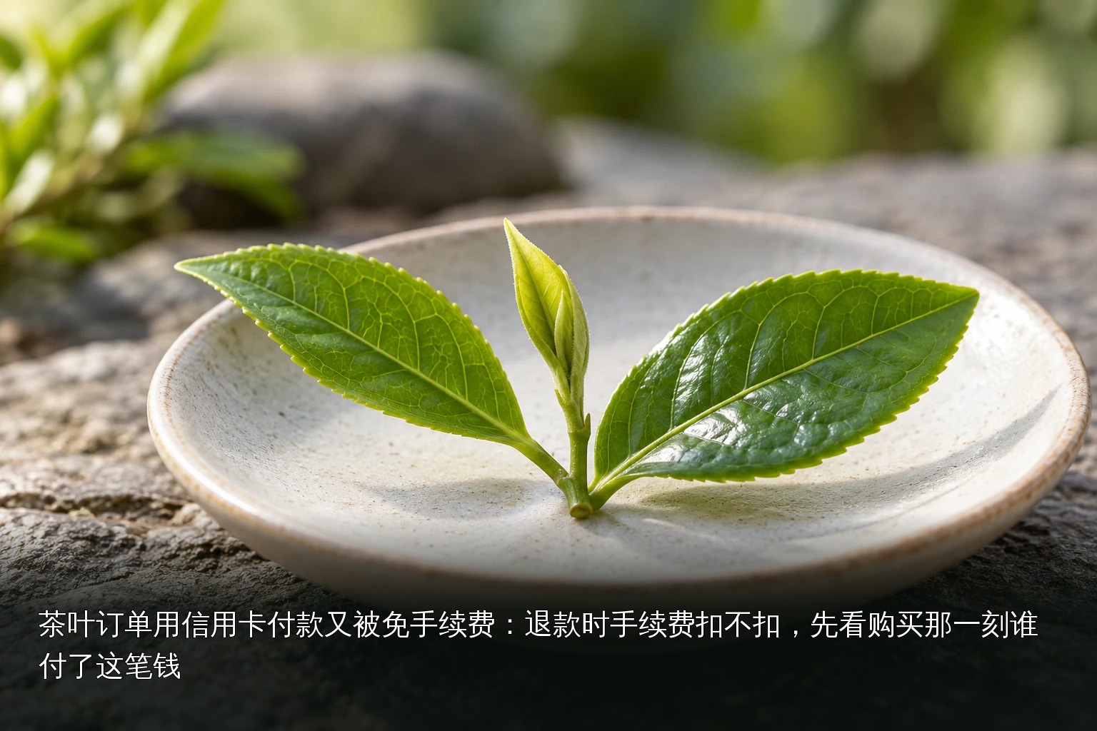 主题配图｜新鲜茶芽与绿叶